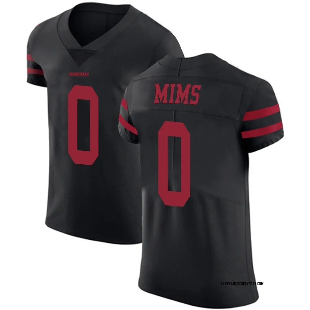 Elite Black Men's Jordan Mims San Francisco 49ers Alternate Vapor Untouchable Jersey