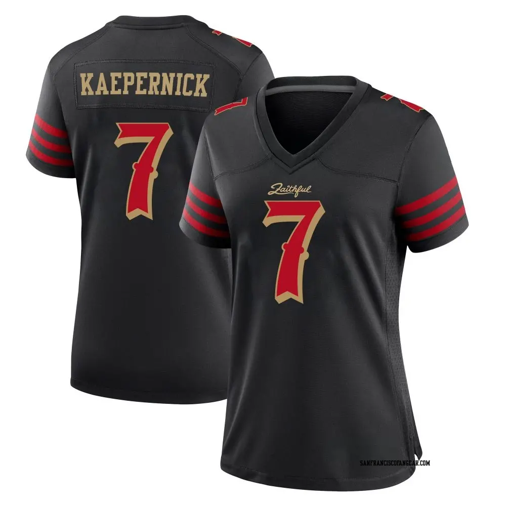 black and red colin kaepernick jersey