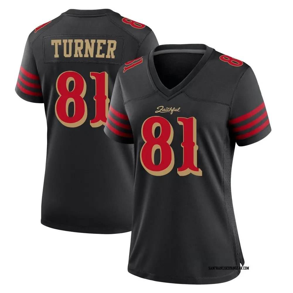 Game Black Women's Malik Turner San Francisco 49ers 2025 Rivalries Collection Jersey