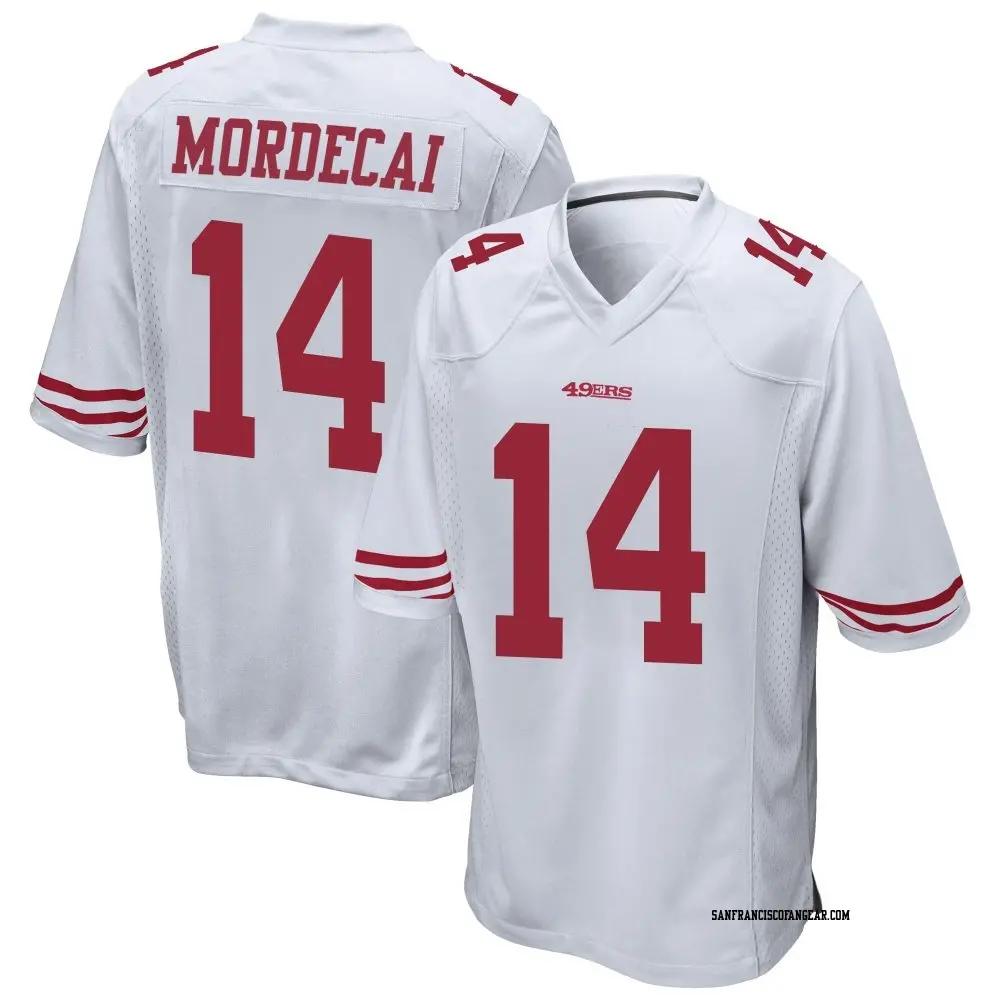 Game White Men's Tanner Mordecai San Francisco 49ers Jersey