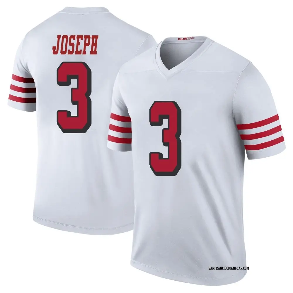 Legend White Youth Greg Joseph San Francisco 49ers Color Rush Jersey
