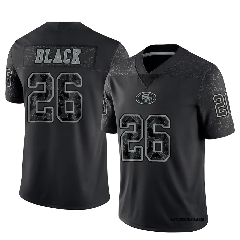 Limited Black Men's Kaelon Black San Francisco 49ers Reflective Jersey