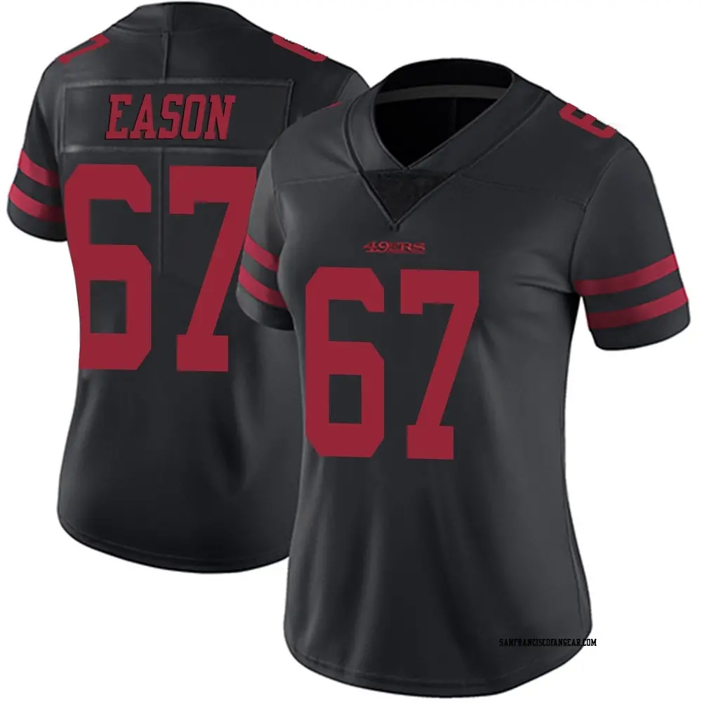 Limited Black Women's Bryson Eason San Francisco 49ers Alternate Vapor Untouchable Jersey