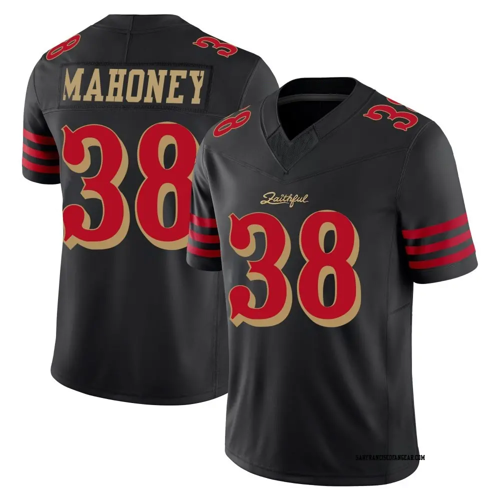 Limited Black Youth Jaylen Mahoney San Francisco 49ers 2025 Rivalries ...